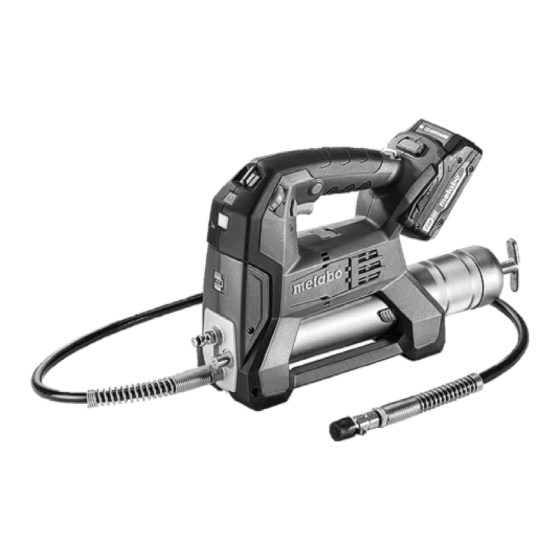 Metabo FP 18 LTX Original Instructions Manual