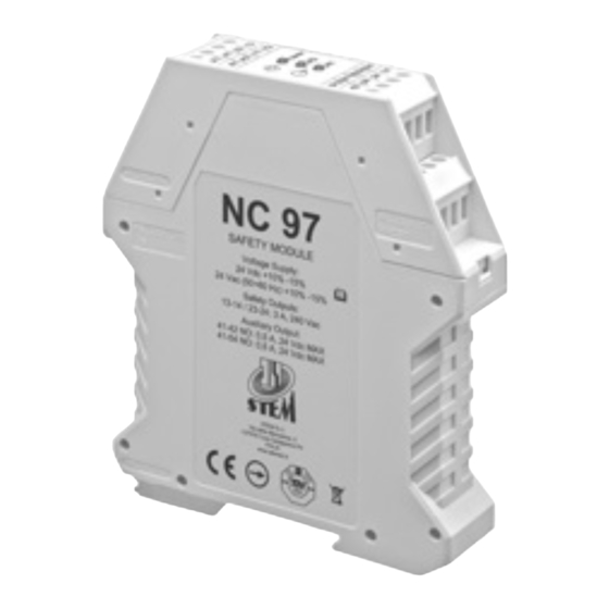 Stem NC97 Operating Instructions