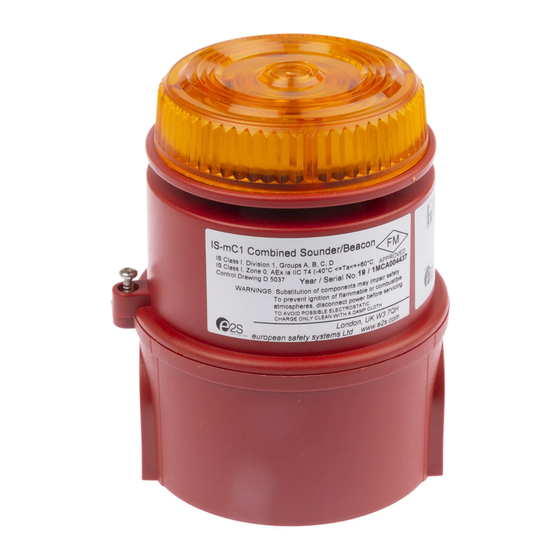 E2S Minialert IS-mC1 Instruction Manual