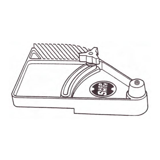 Shopsmith 555480 Quick Start Manual