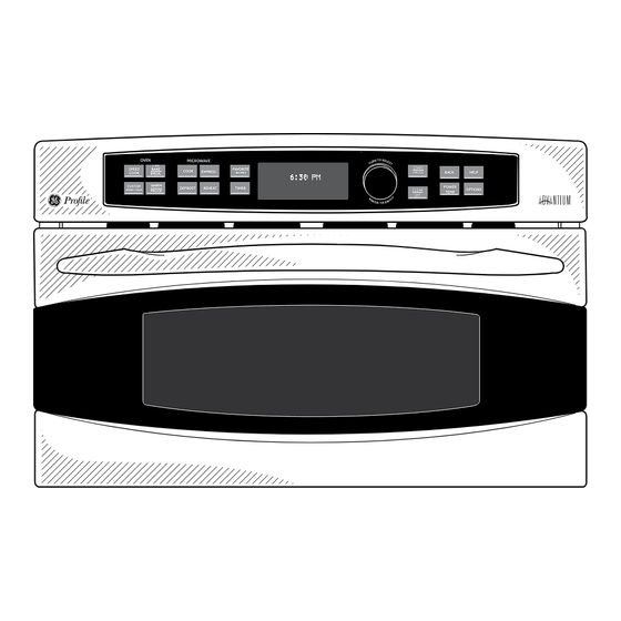GE Profile Advantium PSB2201NSS Dimension Manual