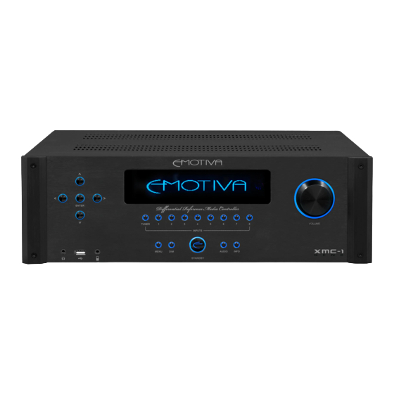 Emotiva XMC-1 User Manual