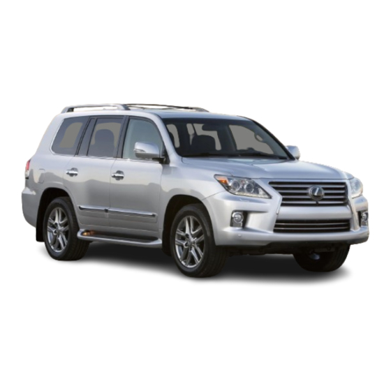 Lexus LX570 Quick Manual