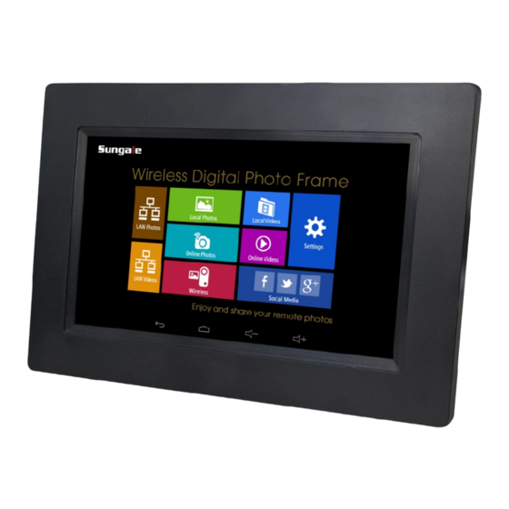Sungale AD702 Quick Start Manual