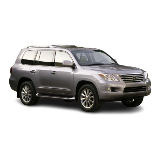 Lexus LX570 Quick Manual