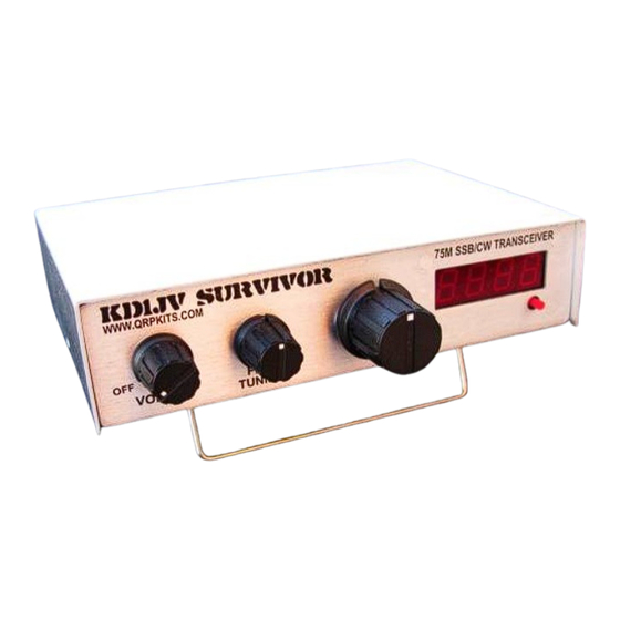 QRPKits KD1JV Survivor Manual