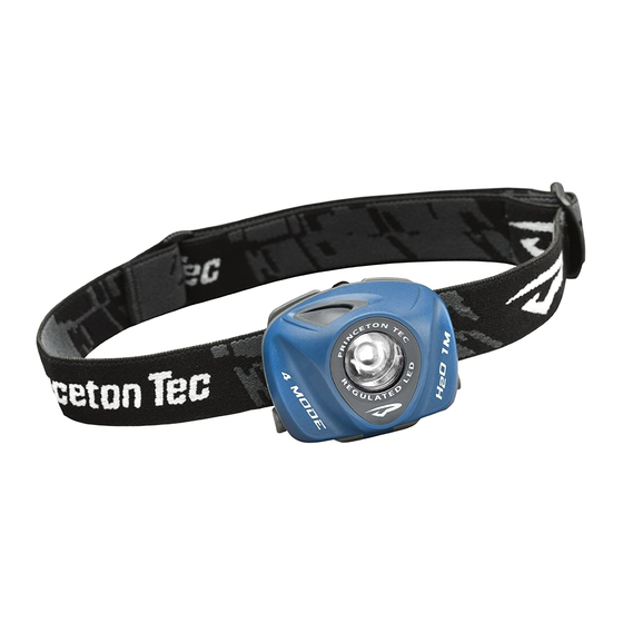 Princeton Tec EOS Operating And Maintenance Instructions
