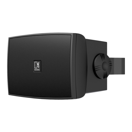 AUDAC WX302/OB-OW User Manual & Installation Manual
