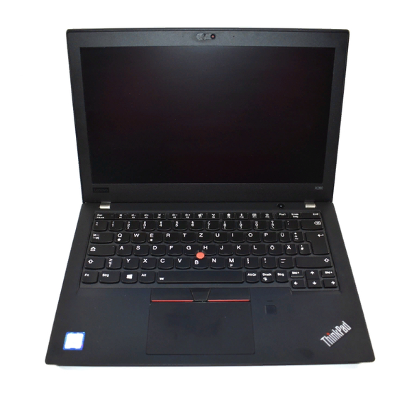 Lenovo ThinkPad X280 Manuals