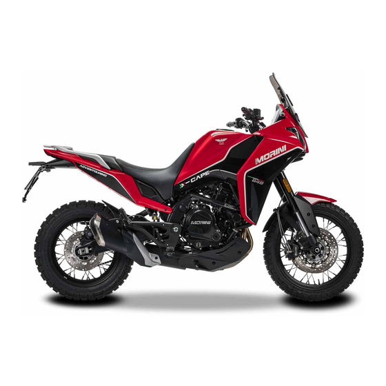 Moto Morini X-Cape 650 Manuals