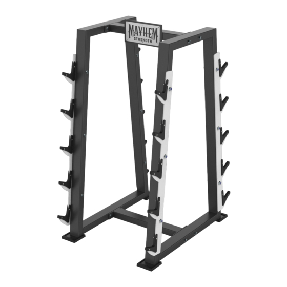 MAYHEM STRENGTH Barbell Rack Assembly Instructions