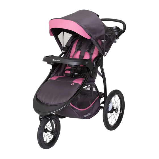BABYTREND Expedition DLX Jogger Travel System JC75 Series Instruction Manual
