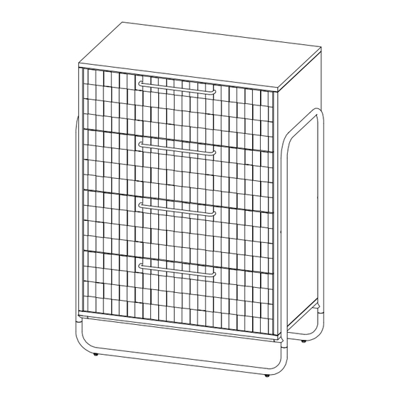 URBAN OUTFITTERS MIES TALL DRESSER Assembly Instructions