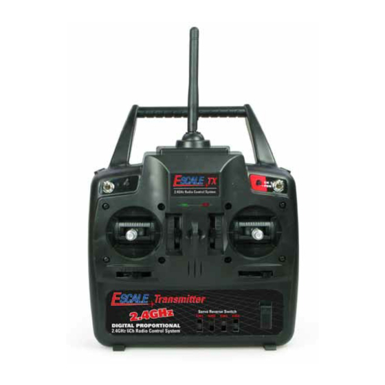 EScale 2.4GHz FHSS Radio System Manuals