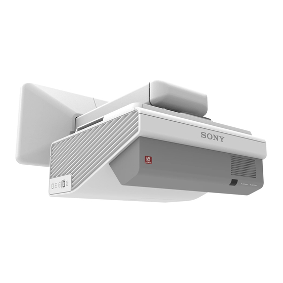 Sony VPL-SW630C Manual
