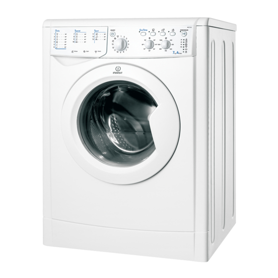 Indesit IWC 7123 Instructions For Use Manual