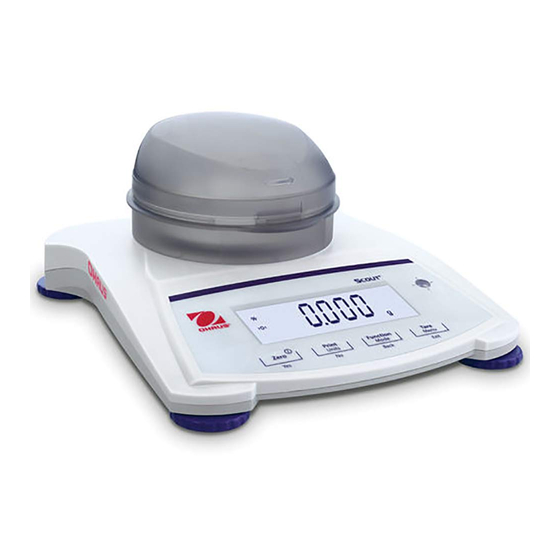 OHAUS SJX323 Instruction Manual