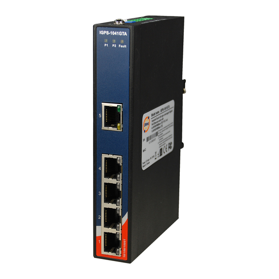 ORiNG IGPS-1041GTA Quick Install Manual