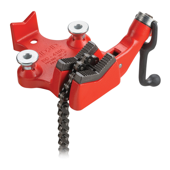 RIDGID Pipe Vise User Manual