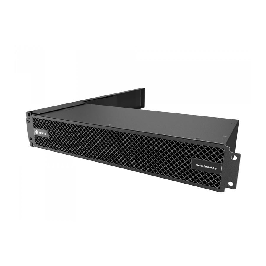 Vertiv GEIST SwitchAir SA1-02005 Quick Installation Manual