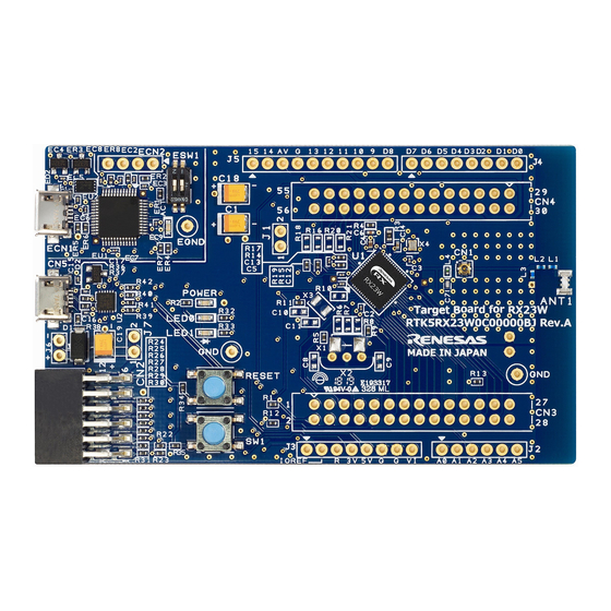 Renesas RX Series User Manual
