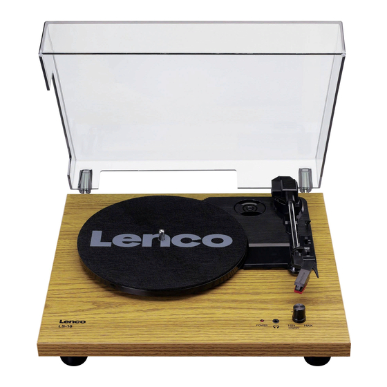 LENCO LS-10WD User Manual