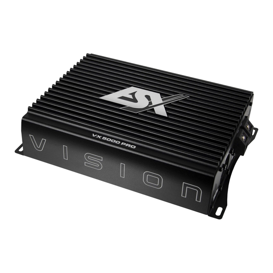 ESX Vision VX5000 PRO Owner's Manual
