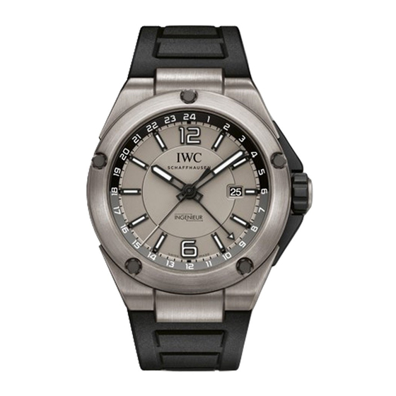 IWC Schaffhausen Ingenieur Dual Time Titan Operating Instructions Manual