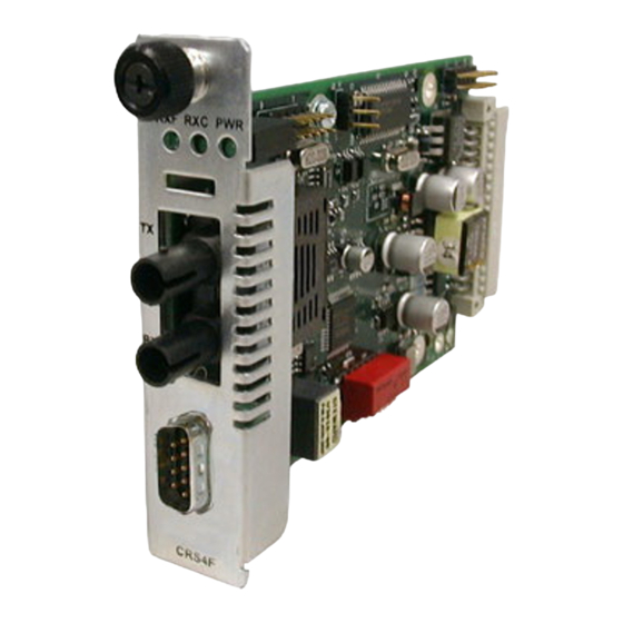 Transition Networks CRS4F3111-100 User Manual