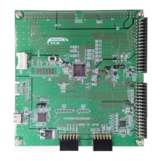 Renesas MCB-RX26T Type C, RX Series, RX26T Series, RX200 Series Manual