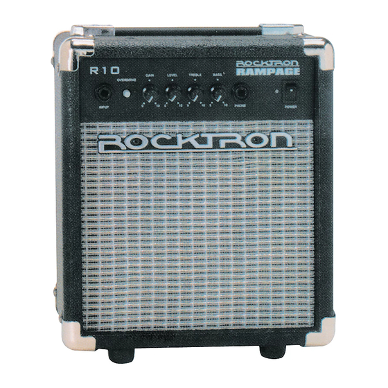Rocktron Rampage R10 User Manual