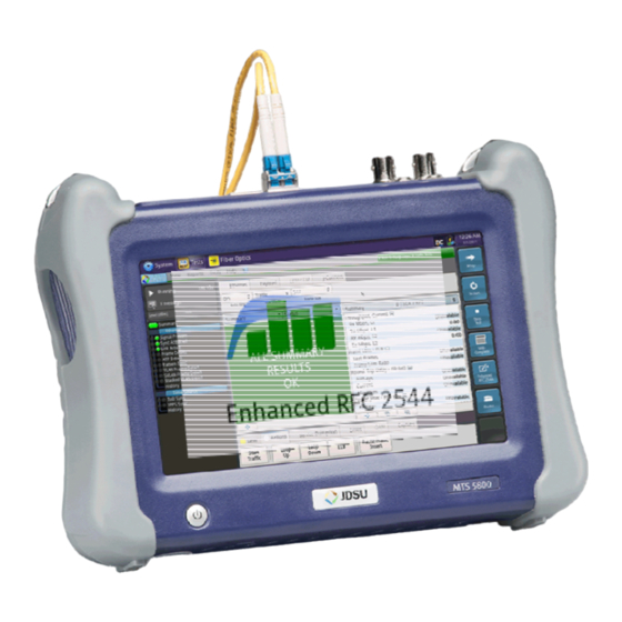 Viavi T-BERD 5800 Testing Manual