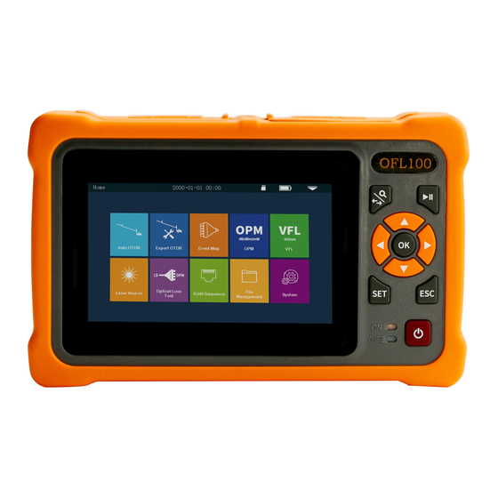 Tempo Communications Lambda OFL100 OTDR Instruction Manual