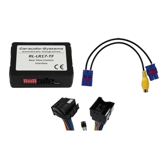 Caraudio-Systems RL-LR17-TF Manual