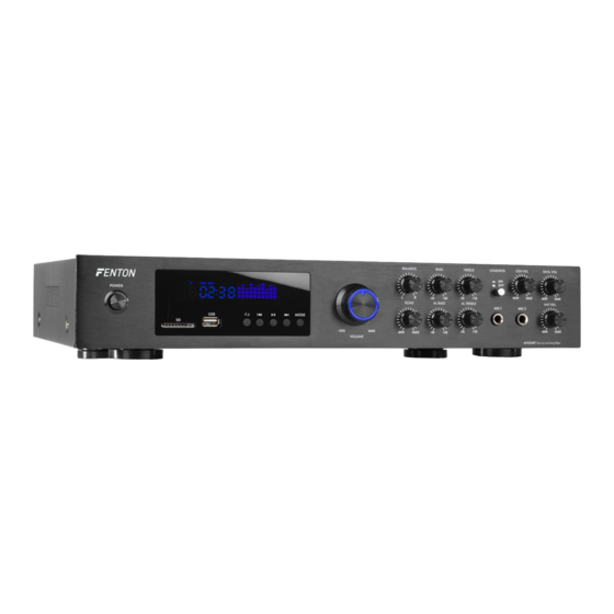 User Manuals: Fenton AV550BT Home Cinema Receiver