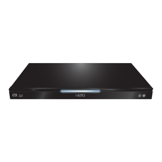 Vizio VBR338 Quick Start Manual
