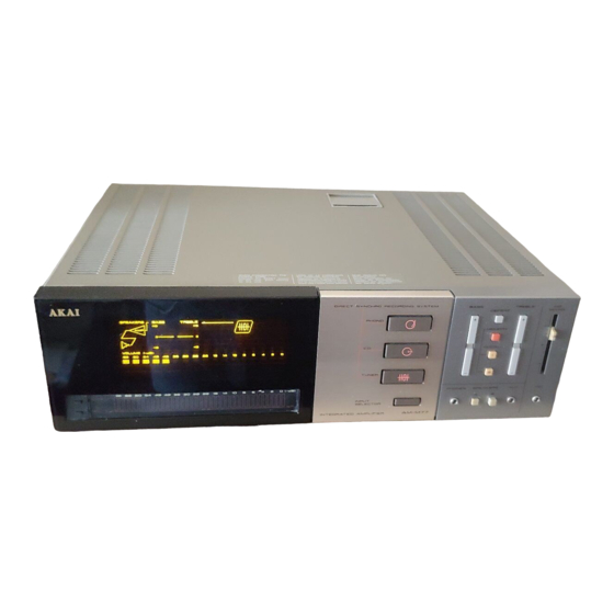 Akai AM-M77 Operator's Manual