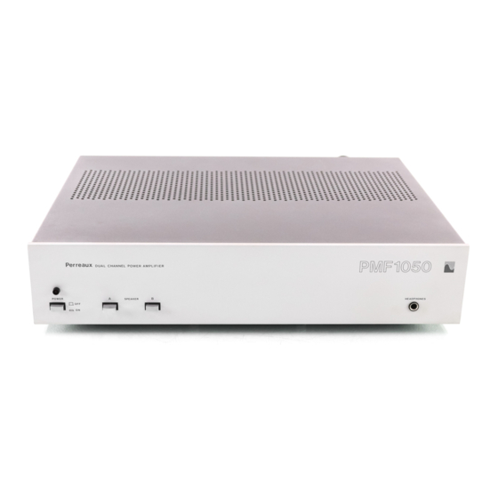 Perreaux PMF1050 Specification Sheet