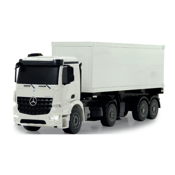 Jamara Container Truck Mercedes-Benz Arocs 2,4GHz Instruction