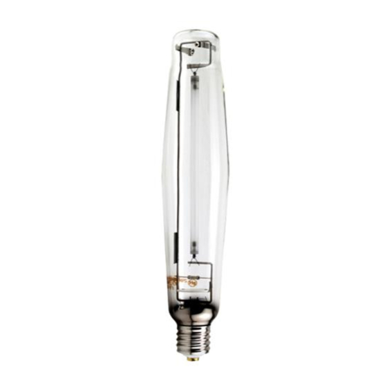 Eye Hortilux Platinum Series Quick Start Manual