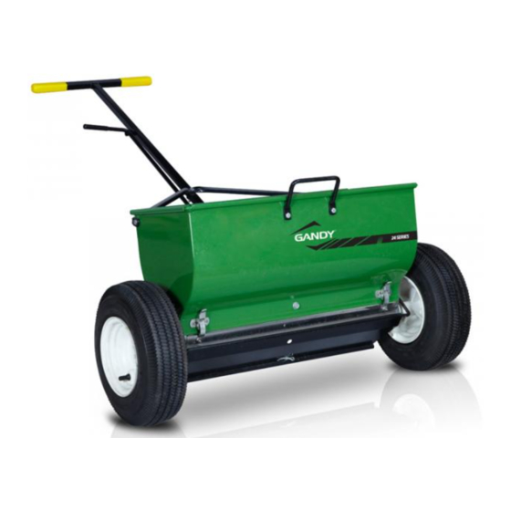 Gandy Turf Tender 24H13 Parts And Assembly Manual