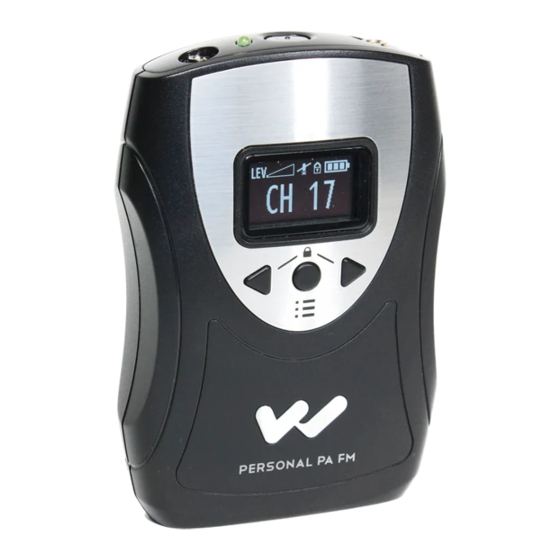 Williams Sound Personal PA T46 User Manual