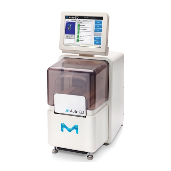 Merck Millipore Auto2D Quick Start Manual