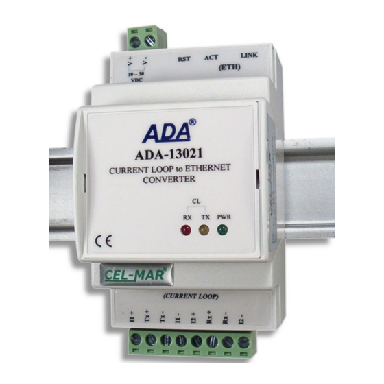 CEL-MAR ADA-13021 User Manual