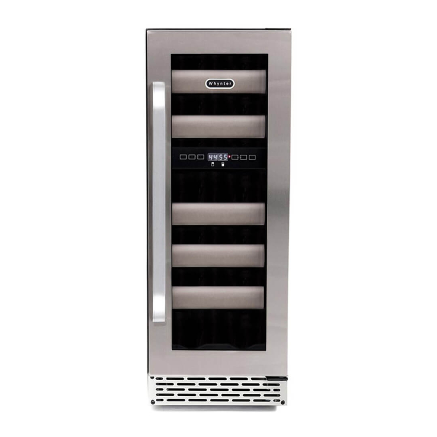 Whynter BWR-171DS, BWR-401DS - Wine Refrigerator Manual