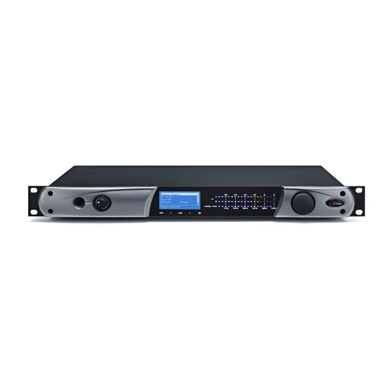 Omnia Stereo Audio Processor Installation And Operation Manual