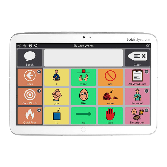 Tobii Dynavox INDI User Manual