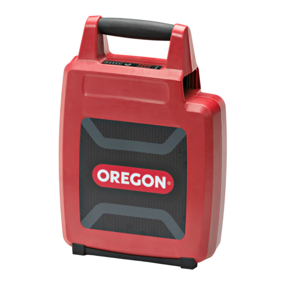 Oregon Professional Series Original Instruction Manual