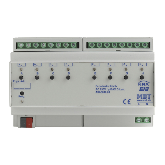 MDT KNX AKI Operating Instructions