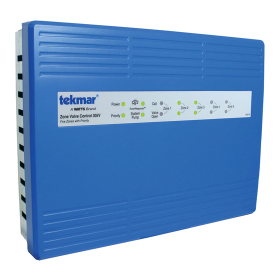 Watts Tekmar 305V Installation Manual